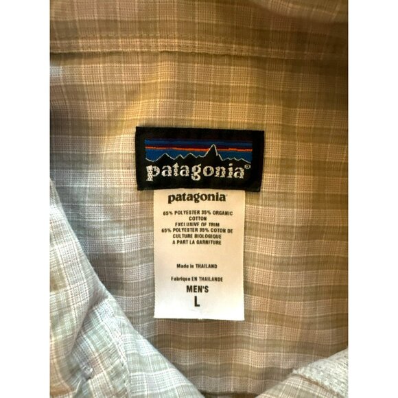 Patagonia Men's Island Hopper Organic Cotton Blend Long Sleeve Shirt Size L - Picture 3 of 7